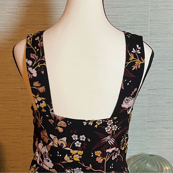 A.L.C for Barney’s Black Midi Tiered Sundress Dress 100% Silk Women’s Size 4 - Picture 7 of 10
